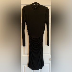 White House Black Market black turtleneck dress Size M